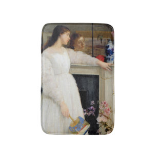 Alfombrilla De Baño James Whistler - Sinfonía en blanco No. 2