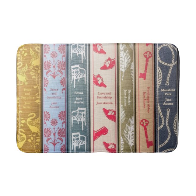 Alfombrilla De Baño Jane Austen Novels (Anverso)