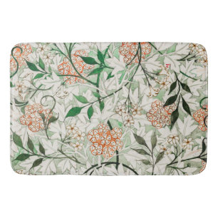 Alfombrilla De Baño Jardín de Jazmín Flor Clásica de William Morris