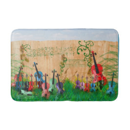 Alfombrilla De Baño Jardín del violín
