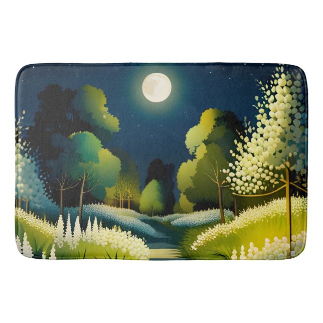 Alfombrilla De Baño Jardín Mágico de Moonlight (Anverso)