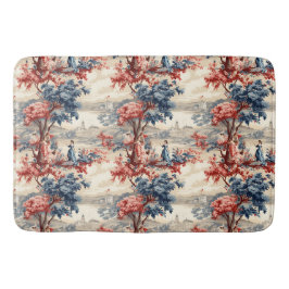 Alfombrilla De Baño Jardín Toile Americana 