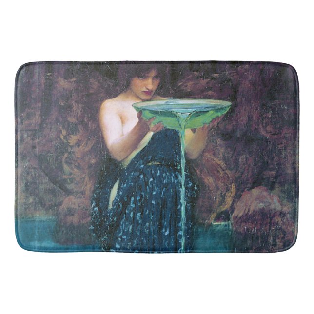 Alfombrilla De Baño Jealous Circe, John William Waterhouse (Anverso)