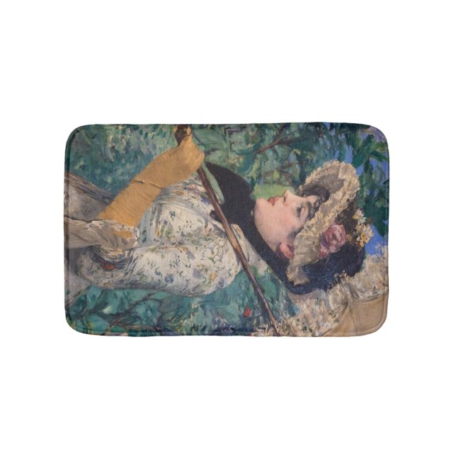 Alfombrilla De Baño Jeanne (Primavera) De Édouard Manet (Anverso)