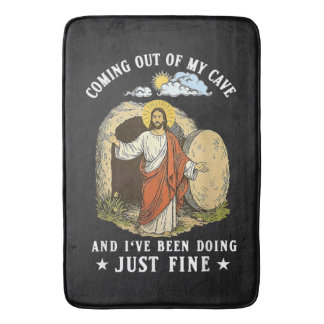Alfombrilla De Baño Jesús saliendo de mi cueva