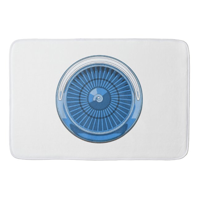 Alfombrilla De Baño Jet Engine (Anverso)