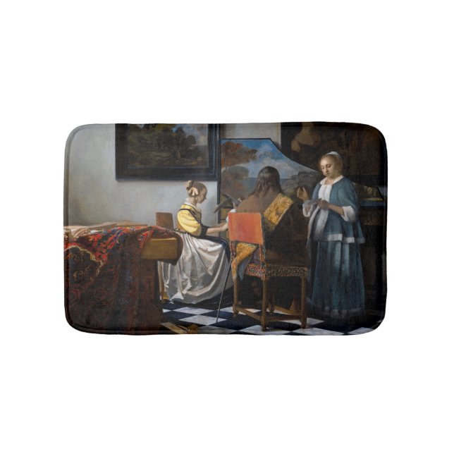Alfombrilla De Baño Johannes Vermeer - El concierto (Anverso)
