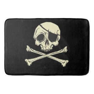 ALFOMBRILLA DE BAÑO JOLLY ROGER PIRATE