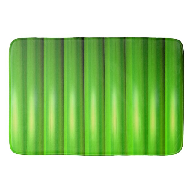 Alfombrilla De Baño Juego de bambú verde (Anverso)