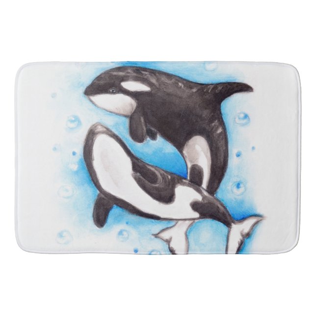 Alfombrilla De Baño juego de la orca (Anverso)