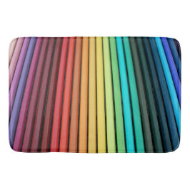 Alfombrilla De Baño Juego de lápiz arcoiris - Colección de artistas vi