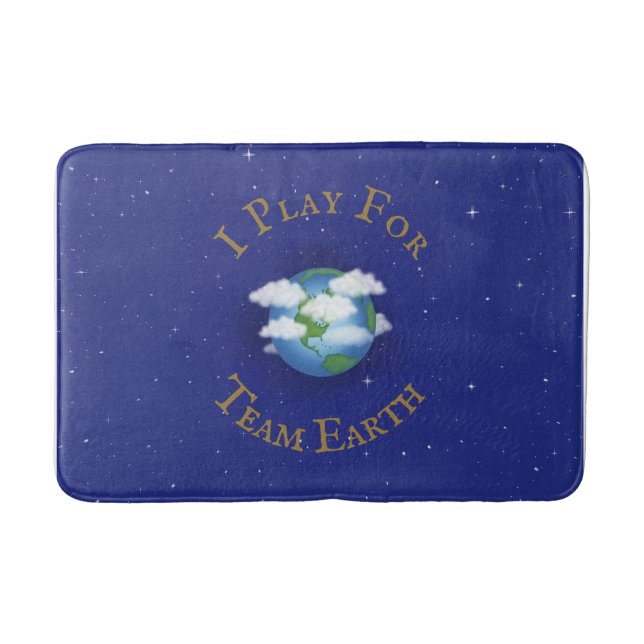 Alfombrilla De Baño Juego por Team Earth en Global Issues Team Player (Anverso)