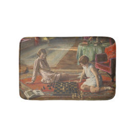 Alfombrilla De Baño Jugadores de ajedrez (por John Lavery)
