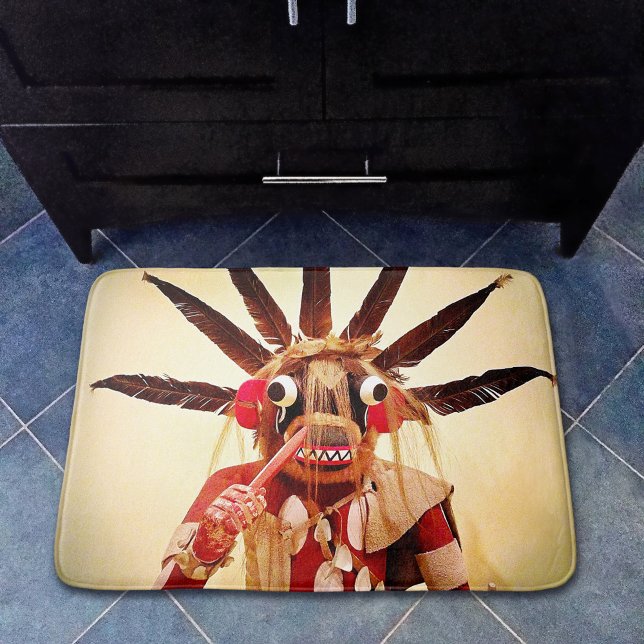 Alfombrilla De Baño Kachina Doll Foto Nativa Estadounidense Negrita Si (Subido por el creador)