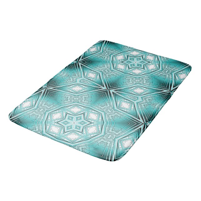 Alfombrilla De Baño Kaleidoscopio Ártico (Angular)