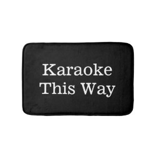 Alfombrilla De Baño Karaoke divertido del regalo del cantante esta