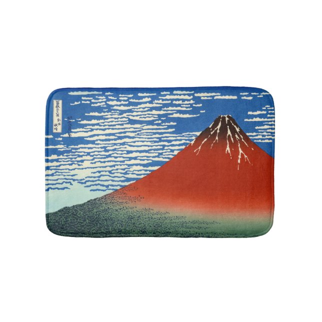 Alfombrilla De Baño Katsushika Hokusai - Buen Viento, Buenos Días (Anverso)