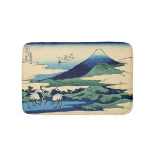 Alfombrilla De Baño Katsushika Hokusai - Umegawa en la provincia de Sa