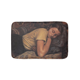 Alfombrilla De Baño Katya durmiendo (por Serebriakova)