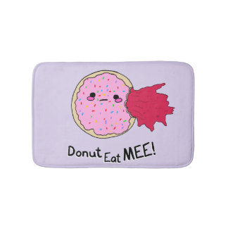 Alfombrilla De Baño Kawaii Jam Donut Cómeme