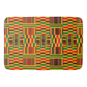 Alfombrilla De Baño Kente colorido
