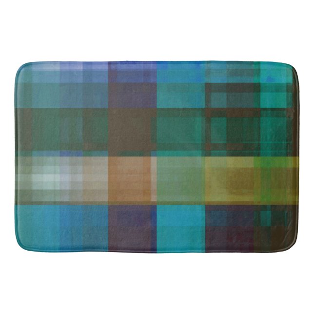 Alfombrilla De Baño Key West Plaid (Anverso)
