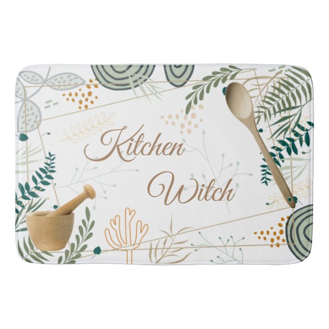 Alfombrilla De Baño Kitchen Witch Kitchen Mat (Anverso)