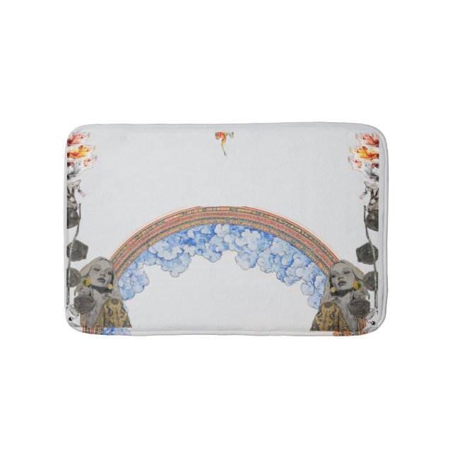 Alfombrilla De Baño Klimt-Inspired Surreal  (Anverso)