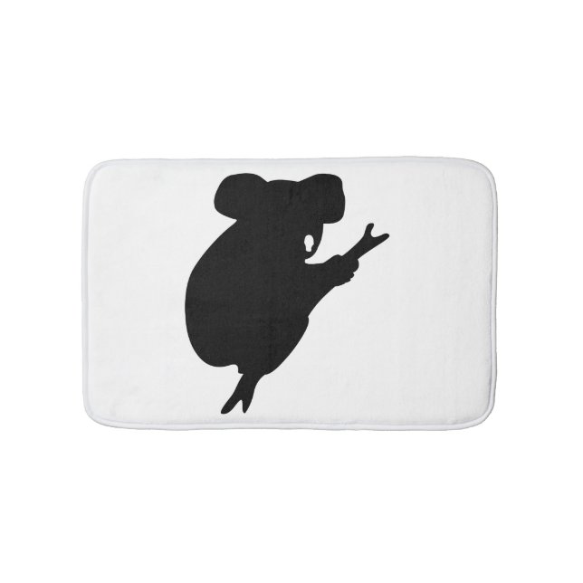 Alfombrilla De Baño Koala Silhouette (Anverso)