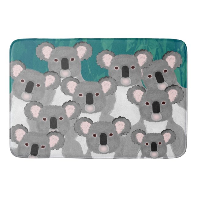 Alfombrilla De Baño Koalas Bath Mat (Anverso)