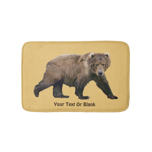 Alfombrilla De Baño Kodiak Bear (Anverso)