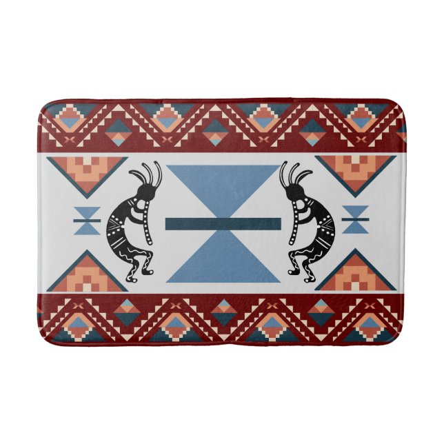 Alfombrilla De Baño Kokopellis Bath Mat del suroeste (Anverso)