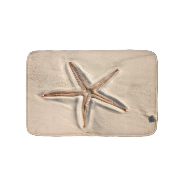 Alfombrilla De Baño La bella estrella de playa (Anverso)