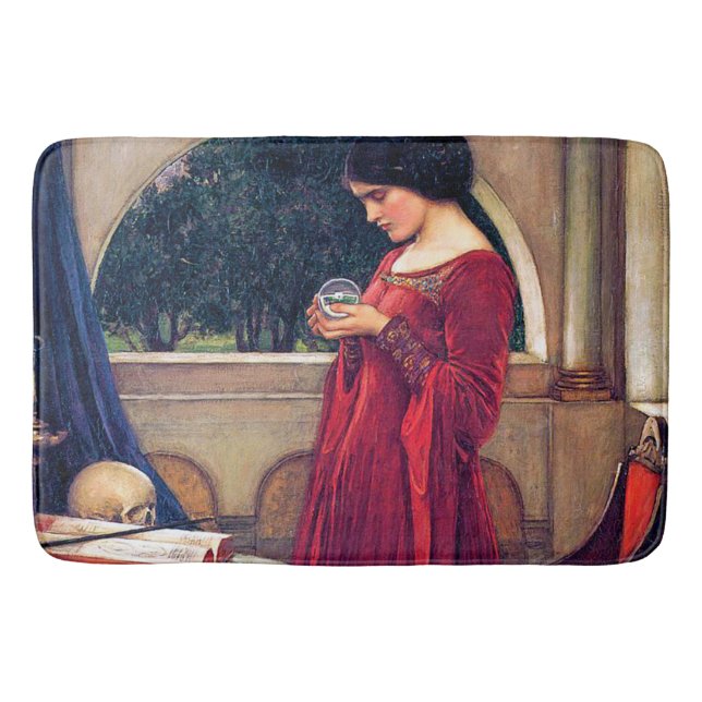 Alfombrilla De Baño La bola de cristal, John William Waterhouse (Anverso)