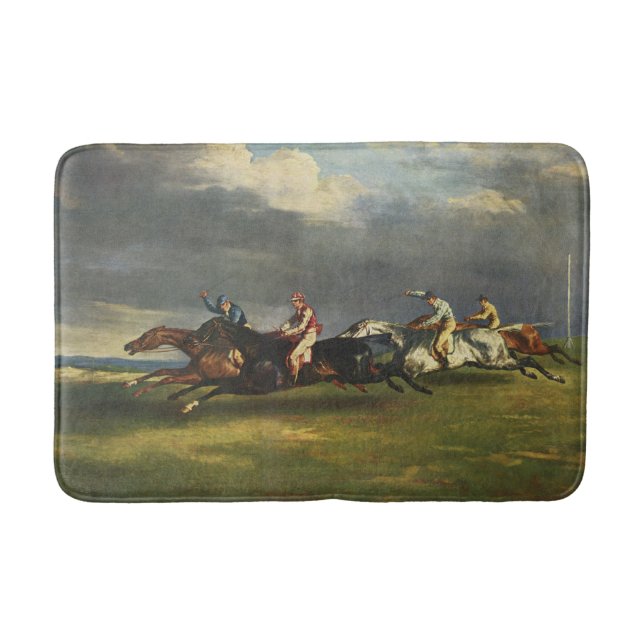 Alfombrilla De Baño La carrera de caballos Epsom Derby (Anverso)
