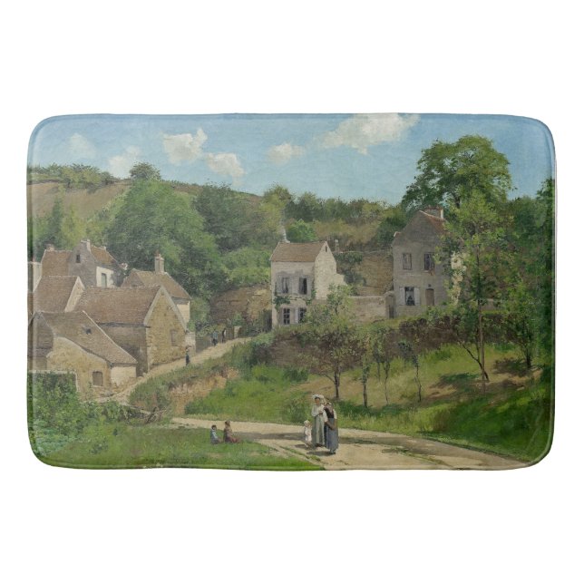 Alfombrilla De Baño La ermita de Pontoise Camille Pissarro (Anverso)