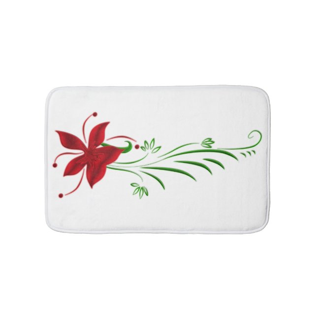 Alfombrilla De Baño La estrella roja Lily Bath Mat (Anverso)