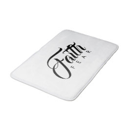 Alfombrilla De Baño La fe sobre el miedo blanco