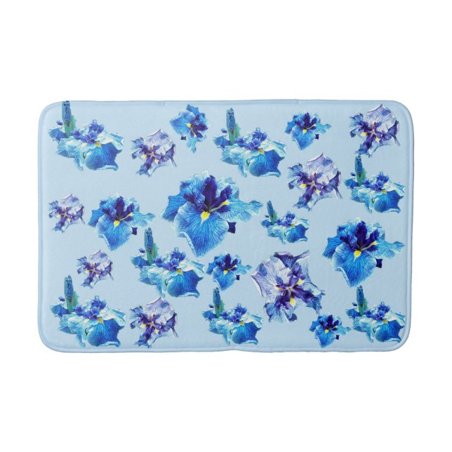 ALFOMBRILLA DE BAÑO LA FLOR DE IRIS JAPONÉS    (Anverso)