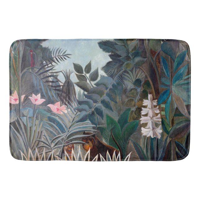 Alfombrilla De Baño La jungla ecuatorial (Anverso)