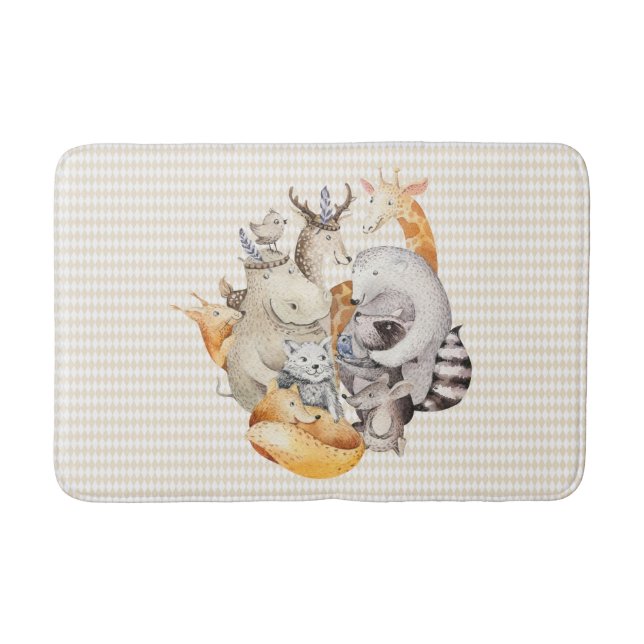 Alfombrilla De Baño La menagerie animal (Anverso)