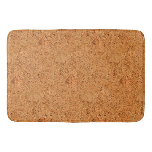 Alfombrilla De Baño La mirada del grano de madera del Burl del corcho