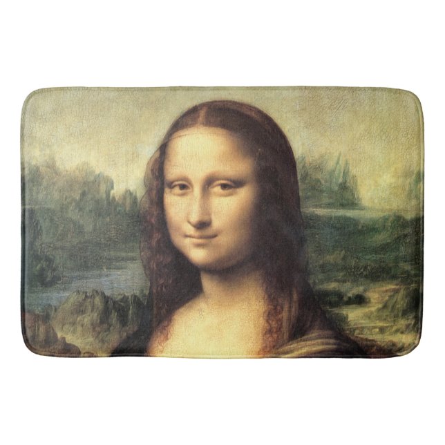Alfombrilla De Baño La Mona Lisa Leonardo da Vinci (Anverso)