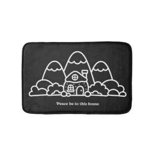 Alfombrilla De Baño La paz sea en esta casa Regalos de inauguración