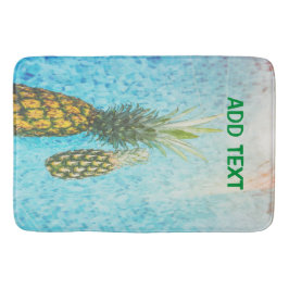 Alfombrilla De Baño La piña en la piscina es un bonito estilo para ti