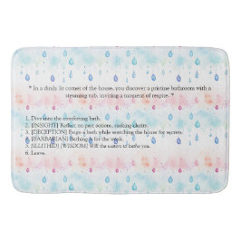 Alfombrilla De Baño La Puerta 3 de Baldur inspirada