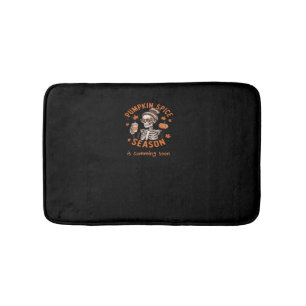Alfombrilla De Baño La temporada de especias de calabaza se acerca pro