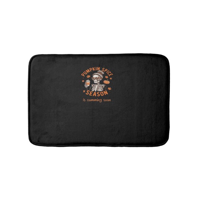 Alfombrilla De Baño La temporada de especias de calabaza se acerca pro (Anverso)