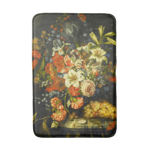 Alfombrilla De Baño La vida con flores y fruta