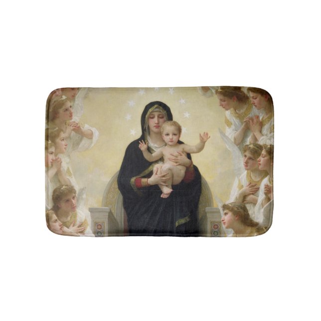 Alfombrilla De Baño La Virgen con Angels, 1900 (Anverso)